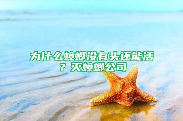 為什么蟑螂沒(méi)有頭還能活?滅蟑螂公司