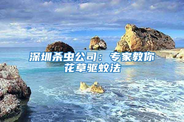 深圳殺蟲公司:專家教你花草驅(qū)蚊法