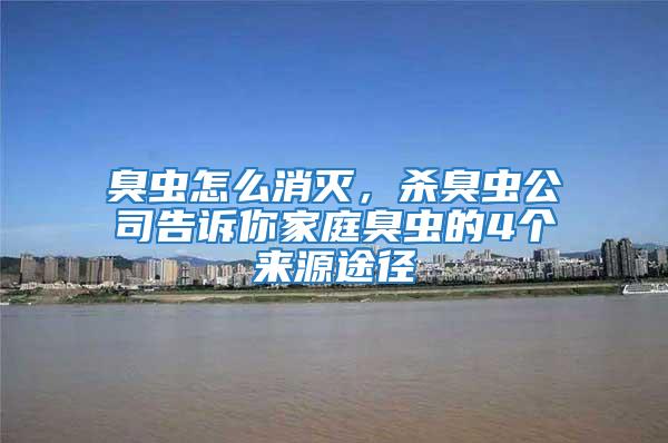 臭蟲怎么消滅,殺臭蟲公司告訴你家庭臭蟲的4個來源途徑