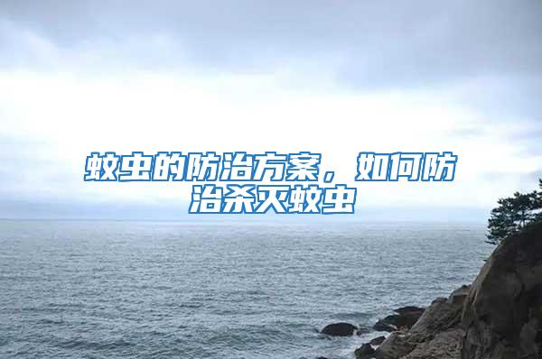 蚊蟲的防治方案,如何防治殺滅蚊蟲